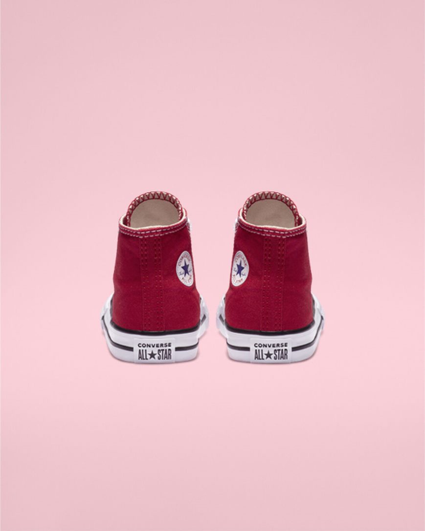 Zapatillas Altas Converse Chuck Taylor All Star Classic Niña Rojas | PE 5L40PW